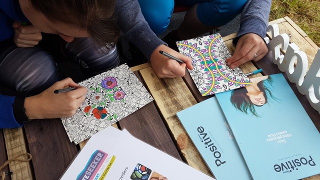 Mindful colouring - The Big Retreat Wales